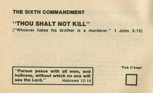 6th Commandment