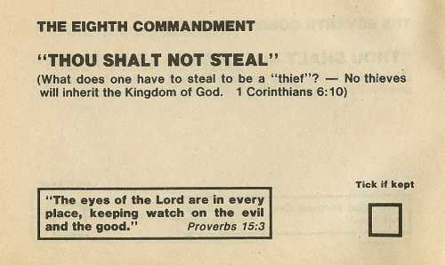 8th Commandment