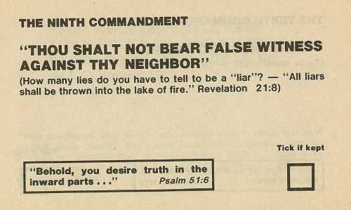 9th Commandment