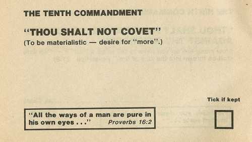 10th Commandment